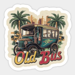 Old bus Sticker